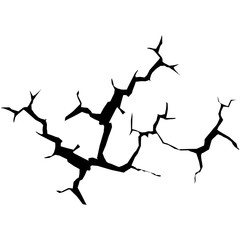 Crack In Floor, Broken Concrete Wall