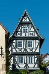Fototapeta na wymiar Fachwerkhaus in Bad Wimpfen