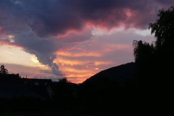 Abend in Admont, Steiermark