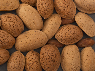 almonds background