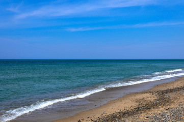Fototapeta na wymiar Herring Cove beach in Cape Cod 