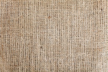 Burlap close up