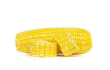 corn isolated on white background.