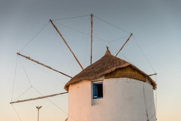 Windmill in Paros, Greece