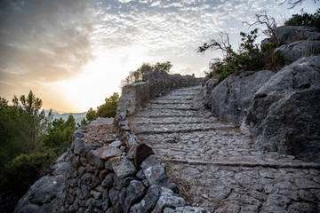 Escalier Puig de Maria