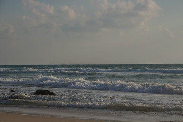 Seascape with clouds