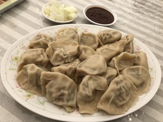 dumplings on plate