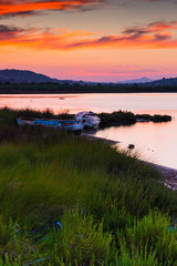 Sunset in Kanoni, Corfu, Greece