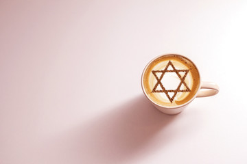 a cup of coffee in Israel
