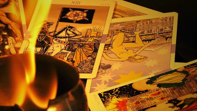 Magical Witchcraft Fortune Teller Mystical Tarot Cards
