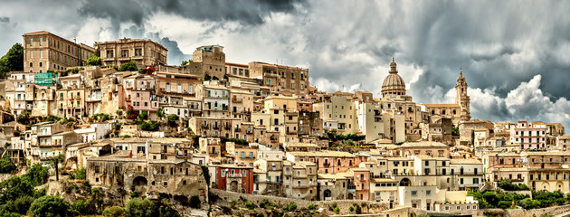 Ragusa Ibla medieval town in Sicily. Italy