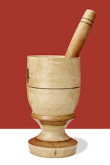 Wooden pestle