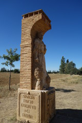 geographische Mitte des Jakobswegs