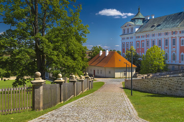 The monastery park in Broumov