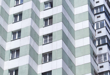 Modern apartment building