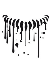 tropfen spucke sabber graffiti mund fresse grinsen monster böse gesicht kopf comic cartoon clipart horror halloween