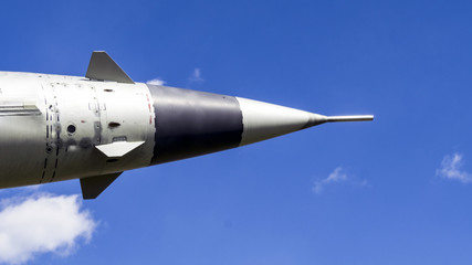 rocket in the sky
