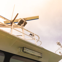 Sailing boat roof equipment.