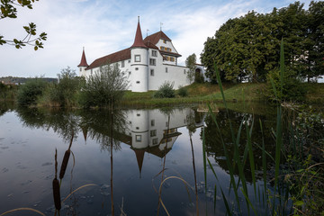 Fototapeta premium Wasserschloss Wyher - Wo Momente Geschichte schreiben...