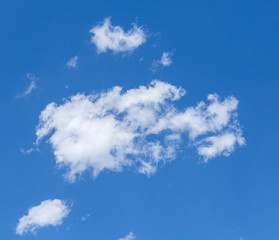 Blue sky background with clouds