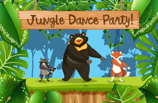 Jungle Dance Party Scene