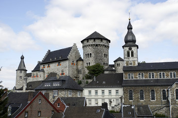 Burg Stolberg über der historischen Altstadt