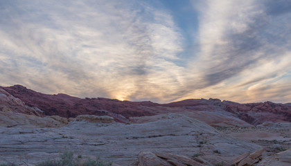 Sand stone formation in Valley of Fire State Park in Overton, Nevada, USA