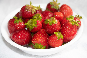 Fresh Strawberries in a Bowl