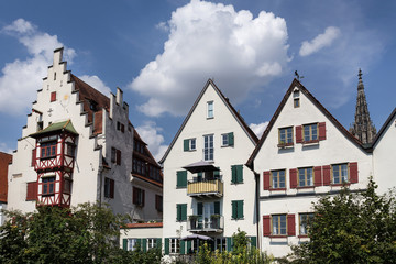 Fototapeta na wymiar ulm historic city Baden-Wuerttemberg germany