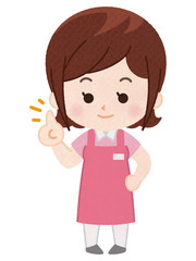 介護施設のスタッフ　女性