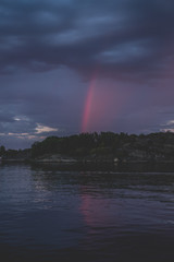 Arco iris Nocturno en Noruega