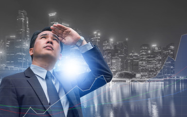 Double exposure - Business Leader Vision