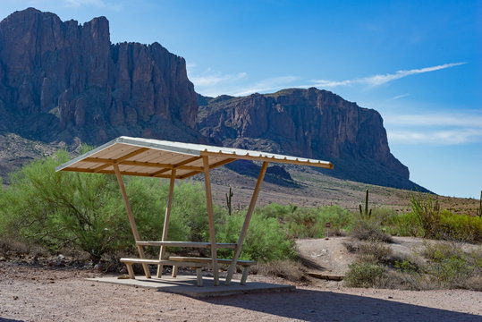 Picnic Shelter at Superstition Mountain