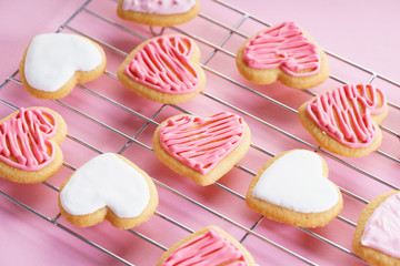 Heart shaped cookies