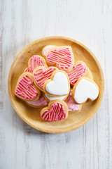 Heart shaped cookies