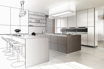 Contemporary Designed Kitchen (draft)