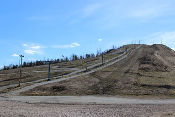 view over industrial area in estonia