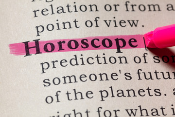 Obraz premium definition of Horoscope
