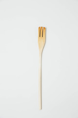 Studio Shot of wooden kitchen spoon