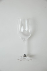 Side View of Wine Glass - Studio Shot on WHite