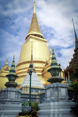 Naklejka premium Wat Phra Kaew Amazing Thailand.