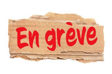 En grève