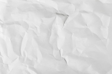 Obraz premium Crumpled White Paper