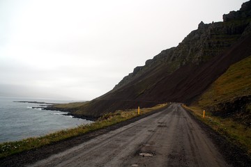 Fototapeta na wymiar La carretera del anillo (Ring road) en Islandia.
