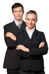 two young professionals