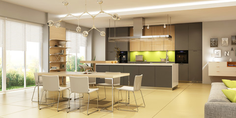 Modern house interior