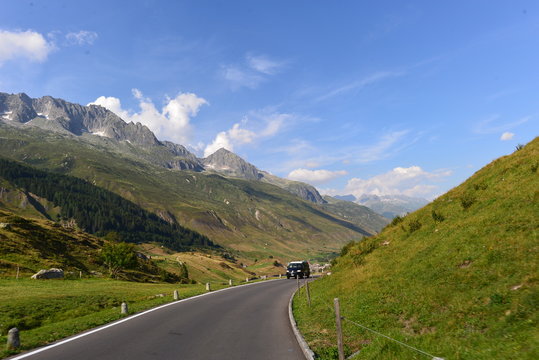 Furkastrasse Nahe Realp im Katon Uri