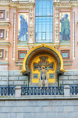 Detail of Church of the Savior on Blood. Saint Petersburg, Russia