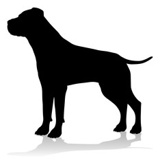 Dog Silhouette Pet Animal