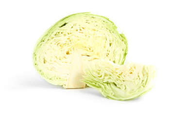 Fototapeta premium Cabbage isolated on white background.